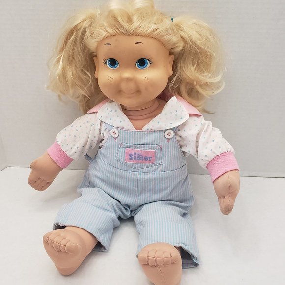 1986 Hasbro Playskool My Buddy Kid Sister Doll 21"